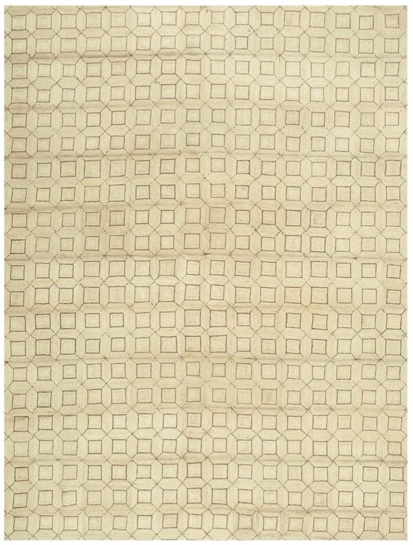 1950s beige cream vintage geometric reed american knotted mid century modern rug 1 1950s beige cream vintage geometric reed american knotted mid century modern rug