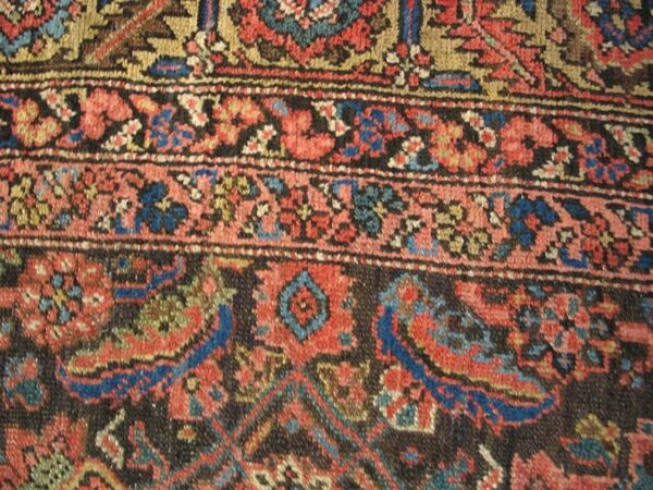 19th century n. W. Persian bakshaiesh carpet 6 19th century n. W. Persian bakshaiesh carpet - detail view 5