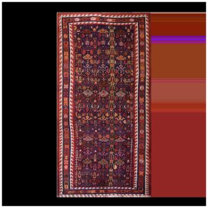 19th Century W Persian Sauj Bulak Carpet