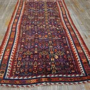 19th Century W Persian Sauj Bulak Carpet - detail view 1