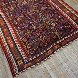 19th Century W Persian Sauj Bulak Carpet - detail view 2