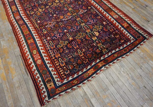 19th century w persian sauj bulak carpet 3 19th century w persian sauj bulak carpet - detail view 2