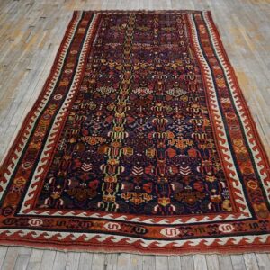 19th Century W Persian Sauj Bulak Carpet - detail view 5