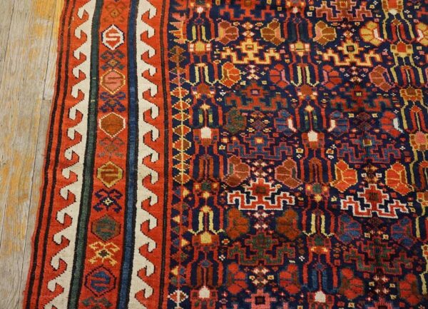 19th century w persian sauj bulak carpet 8 19th century w persian sauj bulak carpet - detail view 7