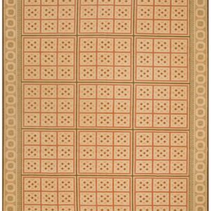 2020s Multicolor Geometric Contemporary Art Deco Needlepoint Rug 6' X 9' Flatweave Wool Carpet