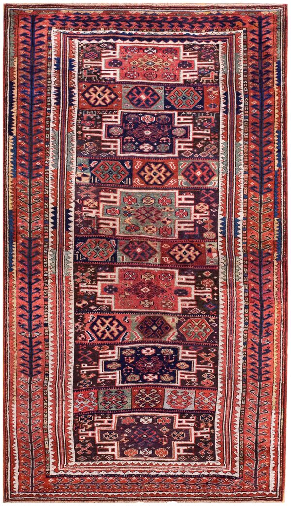 1890s multicolor geometric tribal antique persian kurdish rug 4'6" x 7'8" handknotted wool carpet 1 1890s multicolor geometric tribal antique persian kurdish rug 4'6" x 7'8" handknotted wool carpet