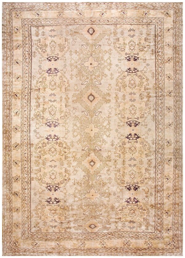 1930s tan camel geometric antique turkish decorative oushak rug 13' x 18'4" handknotted wool carpet 1 1930s tan camel geometric antique turkish decorative oushak rug 13' x 18'4" handknotted wool carpet
