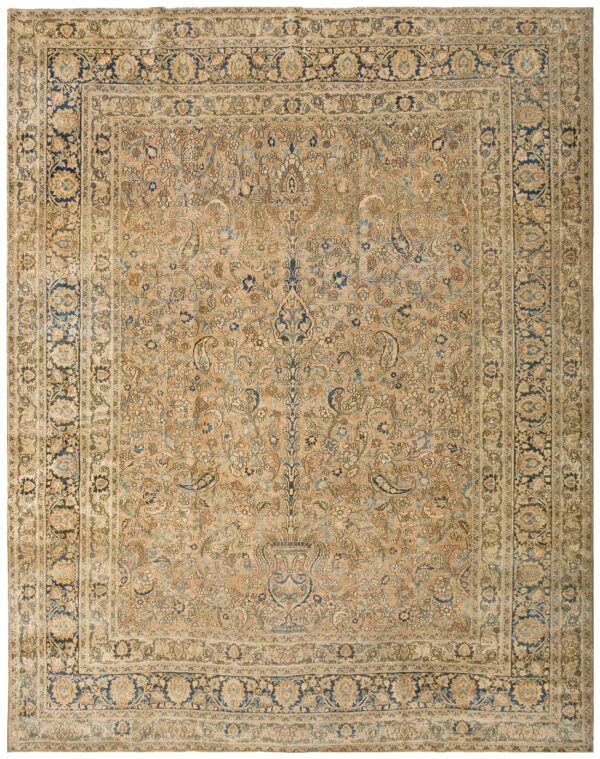Intricate antique soft color persian khorasan room size area rug 9'2" x 11'10" 1 Intricate antique soft color persian khorasan room size area rug 9'2" x 11'10"