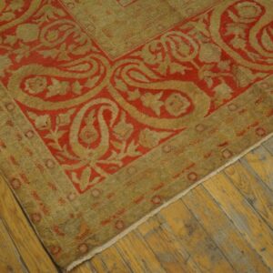 Gorgeous Decorative Beige Ground Color With Exquisite Medallion Design Antique Indian Amritsar Rug - detail view 5