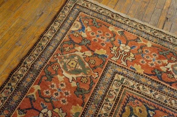 Gorgeous and stately antique persian sultanabad rug with medallion design 5 Gorgeous and stately antique persian sultanabad rug with medallion design - detail view 4