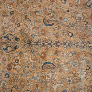 Intricate Antique Soft Color Persian Khorasan Room Size Area Rug 9'2" X 11'10" - detail view 5