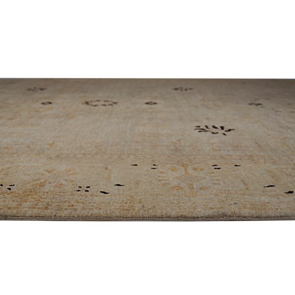 Ivory hand-knotted wool peshawar traditional area rug 8' x 10' 1 Ivory hand-knotted wool peshawar traditional area rug 8' x 10'