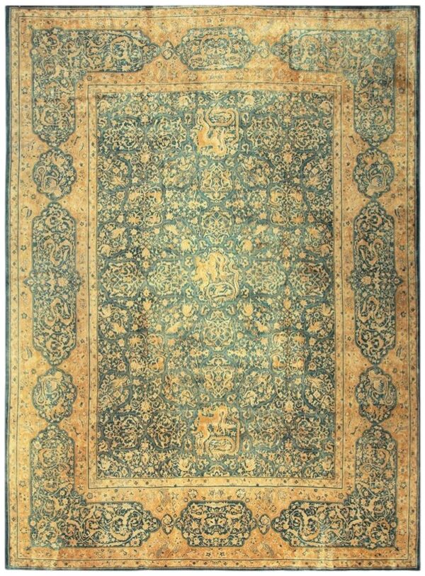 1830s antique navy tribal geometric antique knotted wool bakhtiari rug 1 1830s antique navy tribal geometric antique knotted wool bakhtiari rug