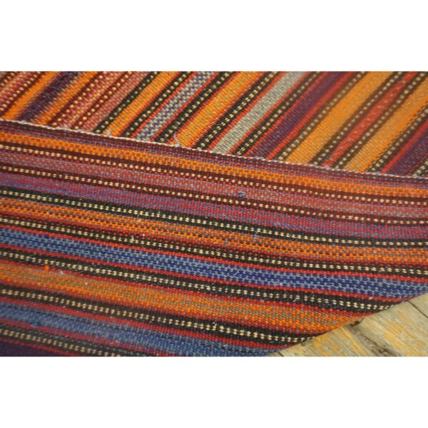 1950s geometric mid century vintage turkish decorative kilim handwoven rug 5 1950s geometric mid century vintage turkish decorative kilim handwoven rug - detail view 4