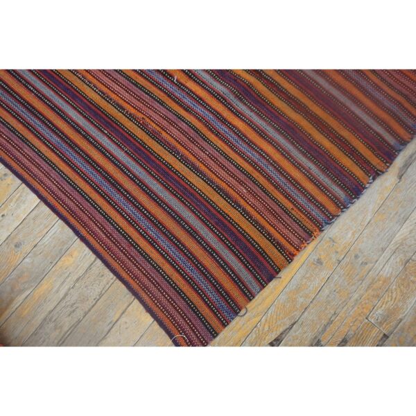 1950s geometric mid century vintage turkish decorative kilim handwoven rug 8 1950s geometric mid century vintage turkish decorative kilim handwoven rug - detail view 7