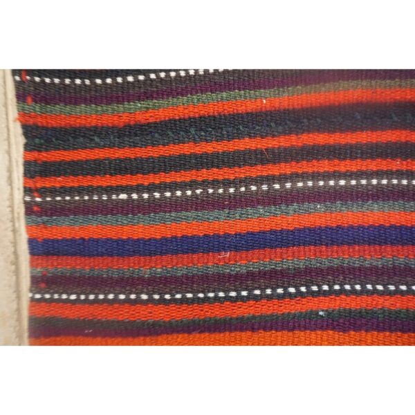 1950s multi field geometric stripe vintage turkish decorative kilim rug 3 1950s multi field geometric stripe vintage turkish decorative kilim rug - detail view 2