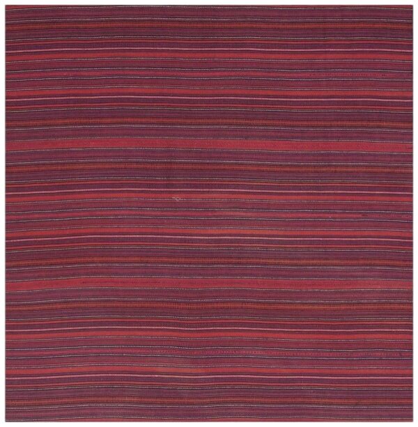 1950s multicolor ground stripe handwoven wool vintage turkish kilim rug 1 1950s multicolor ground stripe handwoven wool vintage turkish kilim rug