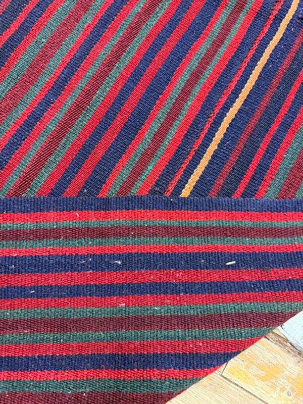 1950s vintage geometric flatweave wool turkish decorative kilim square rug 5 1950s vintage geometric flatweave wool turkish decorative kilim square rug - detail view 4