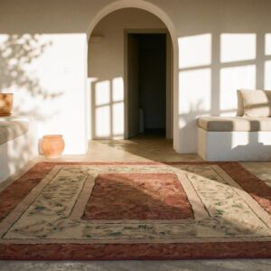 Antique American Hooked Rug American 1930s (SKU 17208) - room view