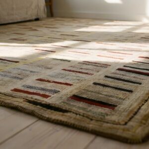 Antique American Hooked Rug American Allover 1920s (SKU 23860) - in-room detail