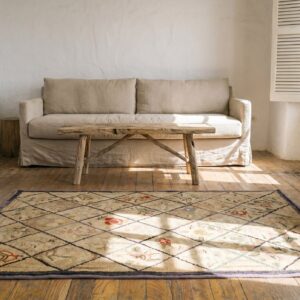 Antique American Hooked Allover Floral Rug (SKU 17290) - room view