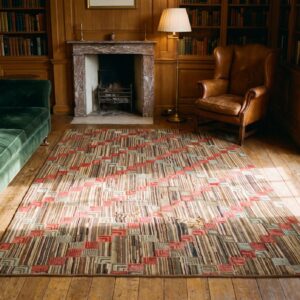Antique American Hooked Rug American Multicolor 1900s Multicolor (SKU 20804) - room view