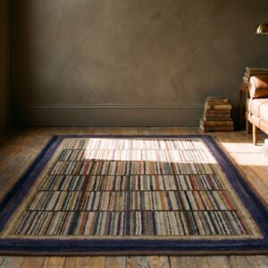 Antique American Hooked Rug American Multicolor 1925 (SKU 19902) - room view