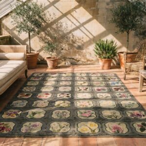 Antique American Hooked Rug Small Scatter Size Wool & Cotton (SKU 19355) - room view