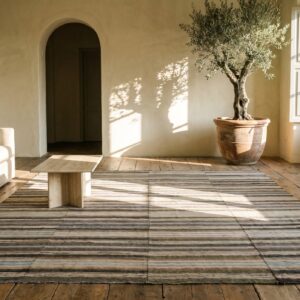 Antique American Rag Rug American Knotted (SKU 18383) - room view