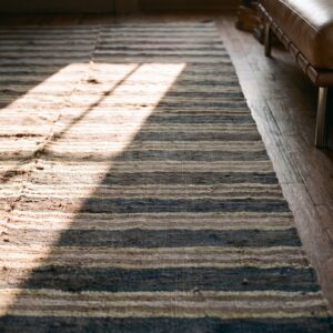 Antique American Rag Rug America 1900s (SKU 20598) - in-room detail