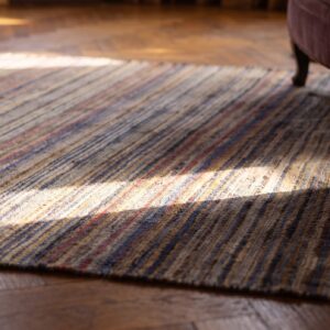 Antique American Rag Hallway Runner Cotton Multicolor Rug (SKU 25544) - in-room detail