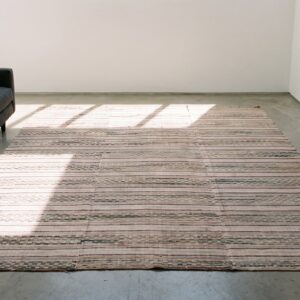 Antique American Rag Rug Room Size Cotton Multicolor (SKU 20591) - room view