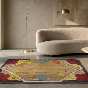Antique American Usa Wool Hand Knotted Pile Rug (SKU 17470) - room view