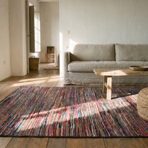 Antique American Usa Allover Geometric Wool Hand Knotted Pile 1920s Rug (SKU 20019) - room view