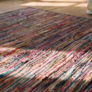 Antique American Usa Allover Geometric Wool Hand Knotted Pile 1920s Rug (SKU 20019) - in-room detail