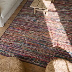 Antique American Usa Allover Geometric Wool Hand Knotted Pile 1920s Rug (SKU 20019) - styled overhead view