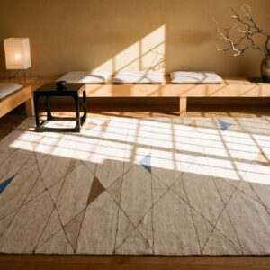 Antique Art Deco - European French Flat Weave Rug (SKU 21112) - room view