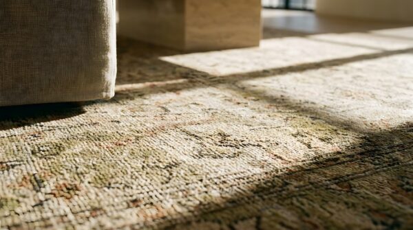 Antique axminster hallway runner wool multi rug 11 Antique axminster hallway runner wool multi rug (sku 24219) - in-room detail
