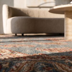 Beautiful Room Size Allover Design Antique Indian Amritsar Rug (SKU 18601) - in-room detail