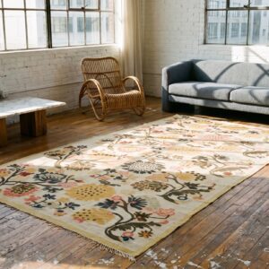 Antique Besserabian Moldova Flat Weave Rug (SKU 20814) - room view