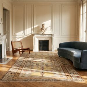 Antique Caucasian - Shirvan Wool Ivory Rug (SKU 18849) - room view
