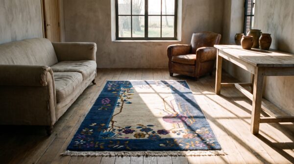 Antique chinese - art deco rug 9 Antique chinese - art deco rug (sku 23223) - room view