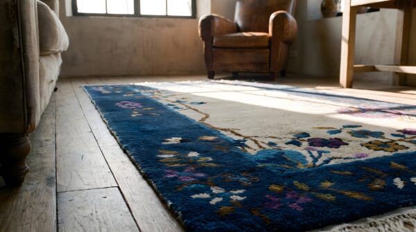 Antique chinese - art deco rug 10 Antique chinese - art deco rug (sku 23223) - in-room detail
