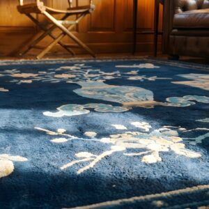 Antique Chinese - Baotou Blue 1920s Rug (SKU 23213) - in-room detail