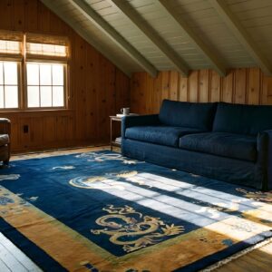 Antique Chinese Dragons and Bird Of Paradise Pattern Peking Rug (SKU 24921) - room view