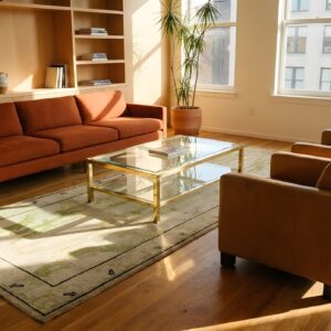 Antique Chinese - Mongolian Hallway Runner Wool Ivory Rug (SKU 21778) - room view