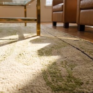 Antique Chinese - Mongolian Hallway Runner Wool Ivory Rug (SKU 21778) - in-room detail
