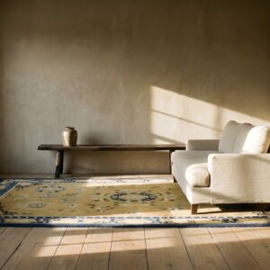 Antique Chinese - Ningxia Hallway Runner Wool Brown Rug (SKU 25193) - room view