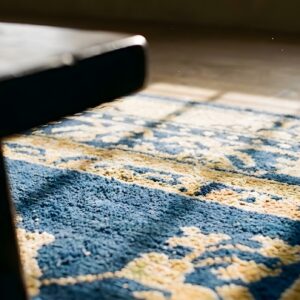 Antique Chinese - Ningxia Hallway Runner Wool Brown Rug (SKU 25193) - in-room detail