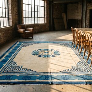 Antique Chinese - Peking Chinese Knotted Rug (SKU 17510) - room view